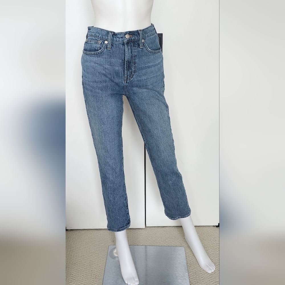 Madewell perfect vintage crop Jean, sz 26, medium wash